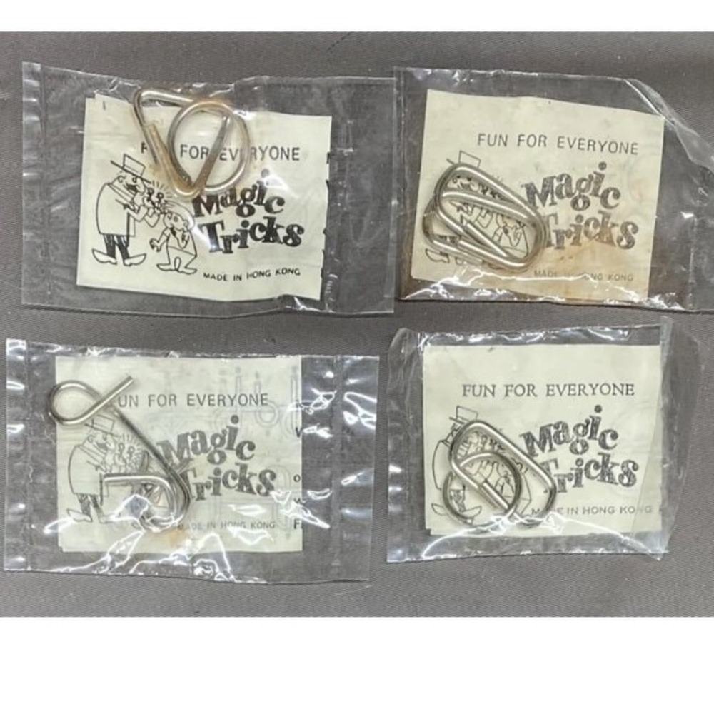 Magic Tricks Wire Puzzle‎ Game Contest Novelty Party Favors Fun For Everyone